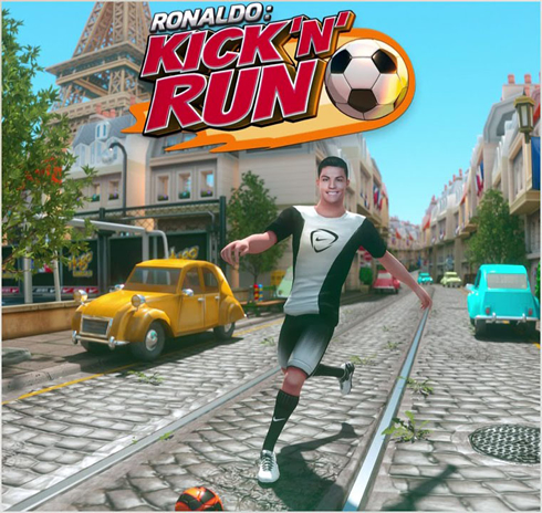 Cristiano Ronaldo Kick N Run video game cover