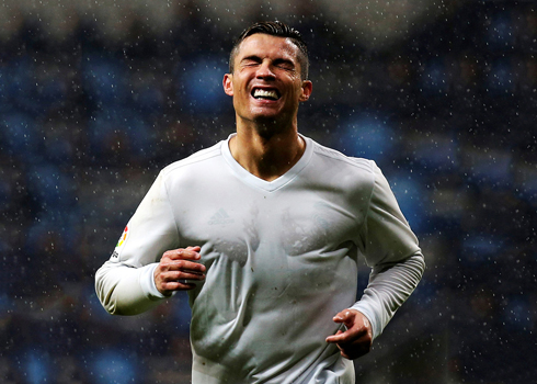 Cristiano Ronaldo crying in Real Madrid