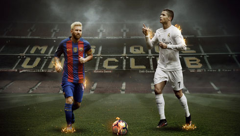 El Clasico Barcelona vs Real Madrid wallpaper