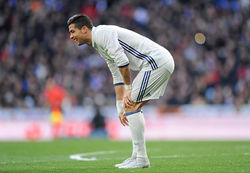 Cristiano Ronaldo tired or injured