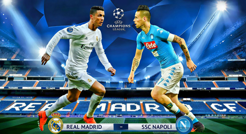 Real Madrid vs Napoli wallpaper in the Champions League 2017
