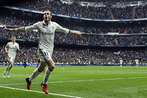 Gareth Bale scores again at the Bernabéu in 2017