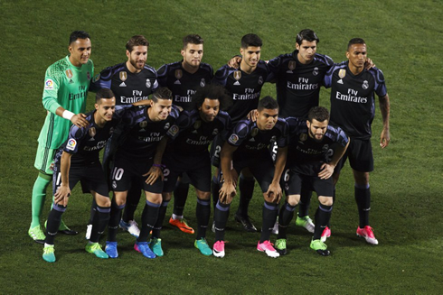 Real Madrid lineup vs Alavés in 2017