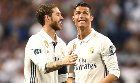 Sergio Ramos and Cristiano Ronaldo Real Madrid leaders in 2017