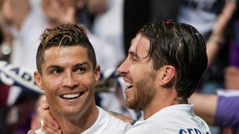 Cristiano Ronaldo and Sergio Ramos in 2017