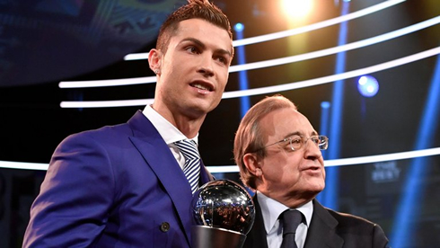 Cristiano Ronaldo and Florentino Pérez