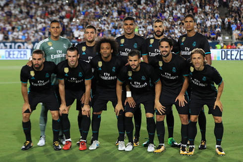 Real Madrid lineup against Manchester City in the ICC 2017