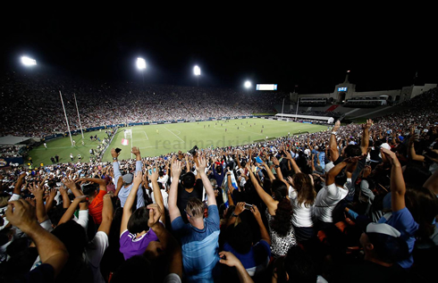 Man City vs Real Madrid fully packed and crowded in the US pre-season tour in 2017