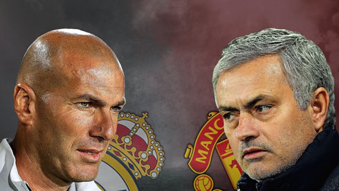 Zidane vs Mourinho in Real Madrid vs Manchester United