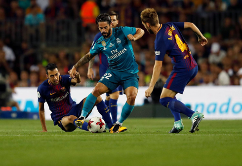 Isco dominating midfield against Barcelona