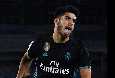 Marco Asensio in Real Madrid in 2017