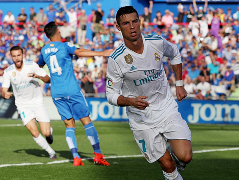 Ronaldo rescues Real Madrid against Getafe in 2017