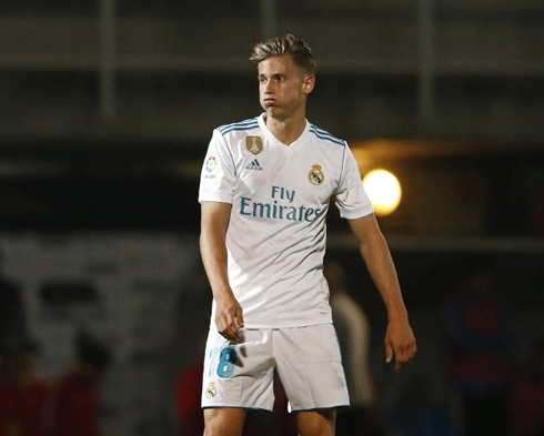 Marcos Llorente in Real Madrid in 2017