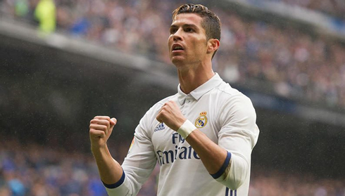 Cristiano Ronaldo celebrates another win for Real Madrid