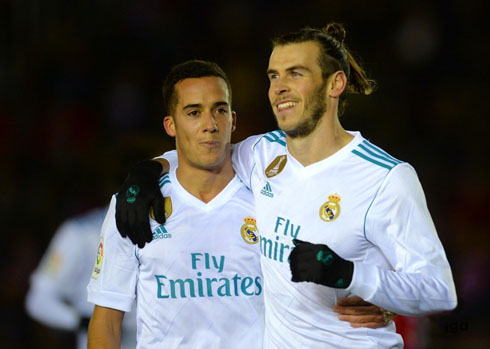 Lucas Vázquez and Gareth Bale in Real Madrid first win of 2018