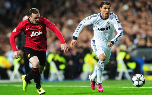 Ronaldo vs Rooney in Man Utd vs Real Madrid clash