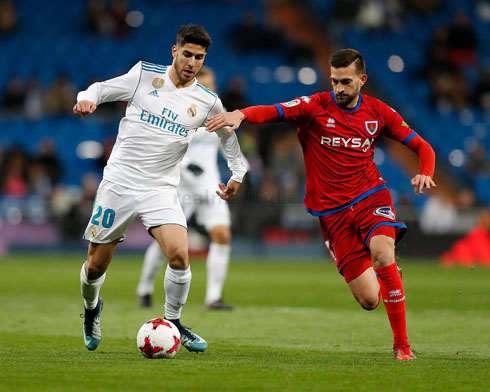 Marco Asensio in action for Real Madrid