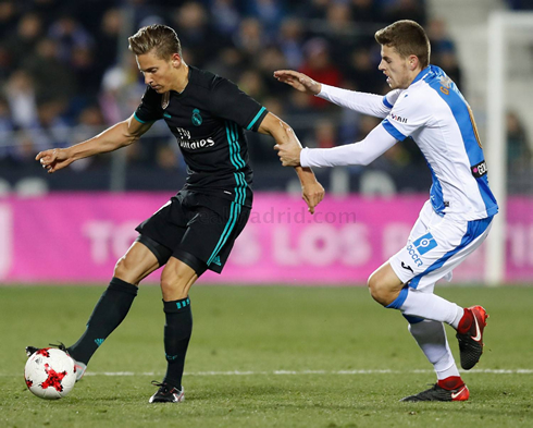 Llorente playing in Real Madrid in 2018