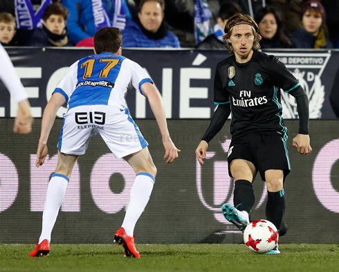 Luka Modric passing in Leganés vs Real Madrid