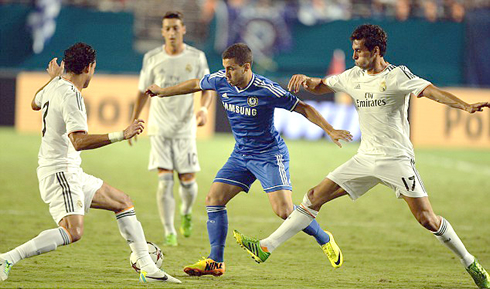 Hazard playing vs Real Madrid