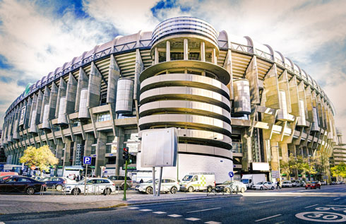 Real Madrid stadium the Santiago Bernabéu