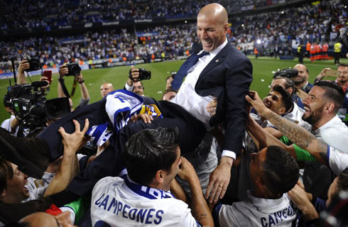 Zidane tasting success as Real Madrid manager
