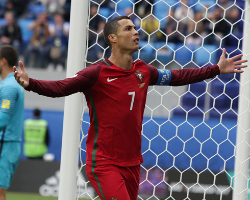 Cristiano Ronaldo with the Portuguese National Team