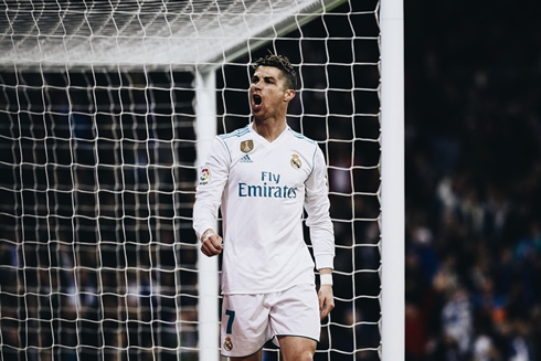Ronaldo scores at the Bernabéu in 2018