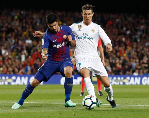 Luis Suárez vs Cristiano Ronaldo in Barcelona vs Real Madrid
