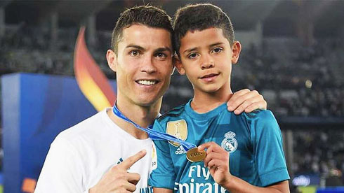 Ronaldo and his son