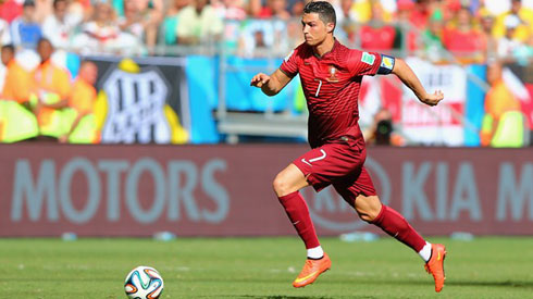Cristiano Ronaldo in full throttle for Portugal