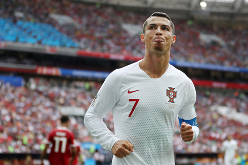 Cristiano Ronaldo leads Portugal to win against Morocco in the FIFA World Cup in 2018