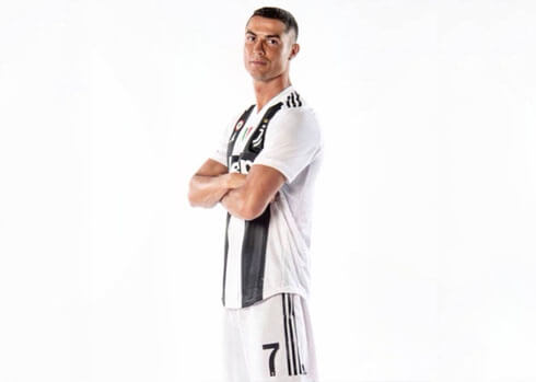 Ronaldo photoshoot for Juventus in his arrival day