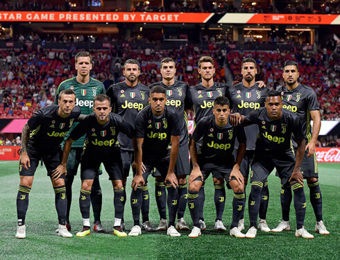 Juventus starting eleven vs MLS All Stars