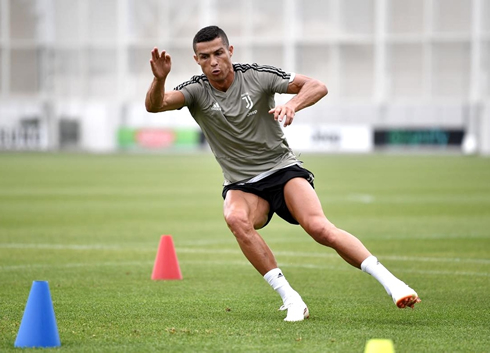 Cristiano Ronaldo fitness training in Juventus