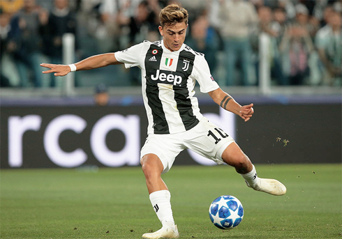 Dybala finishing with his left foot