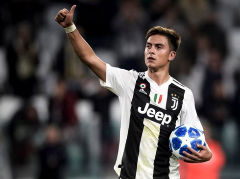 Paulo Dybala taking the ball game home after his hat-trick for Juventus