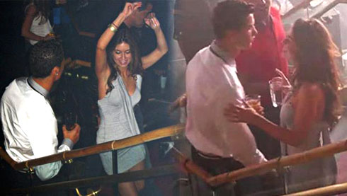 Cristiano Ronaldo and Kathryn Mayorga dancing in a Las Vegas nightclub in 2009