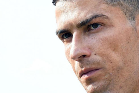 Cristiano Ronaldo serious look