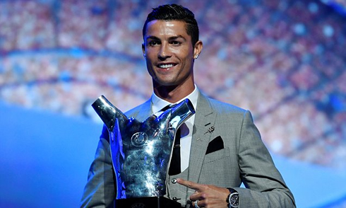 Cristiano Ronaldo UEFA Best Player award