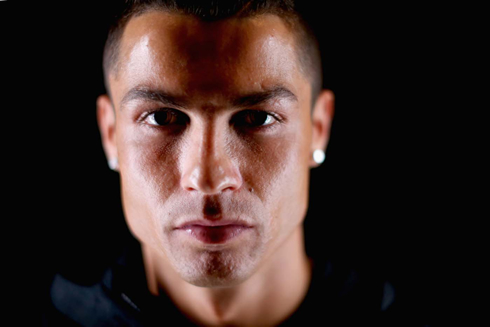 Cristiano Ronaldo face close up photo