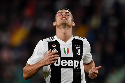 Cristiano Ronaldo getting frustrated in Juventus