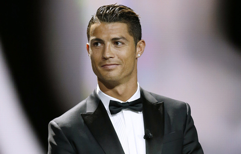 Cristiano Ronaldo looking good in a suit