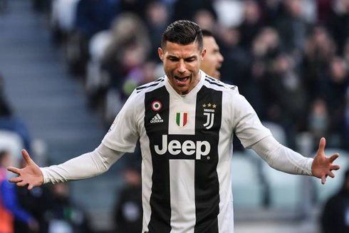 Cristiano Ronaldo scores two against Sampdoria in his last game of 2018