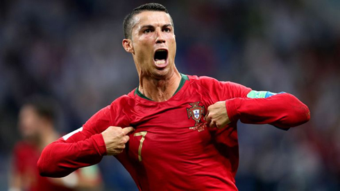 Cristiano Ronaldo scoring goals for Portugal