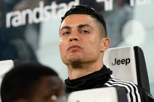 Cristiano Ronaldo gets benched in a game for Juventus in the Serie A