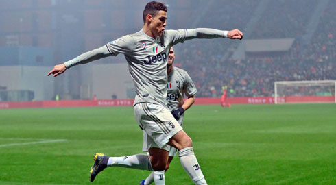 Ronaldo shining in Juventus