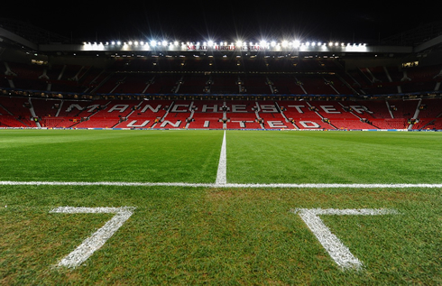 Old Trafford pitch view