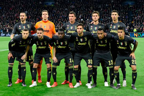 Juventus starting lineup vs Ajax in 2019