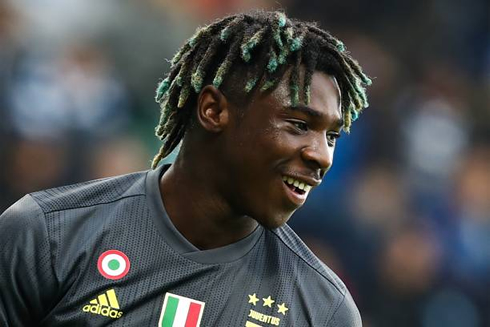 Moise Kean happy for scoring goals in Juventus